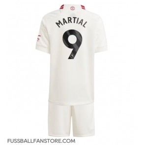 Manchester United Anthony Martial #9 Replik 3rd trikot Kinder 2023-24 Kurzarm (+ Kurze Hosen)